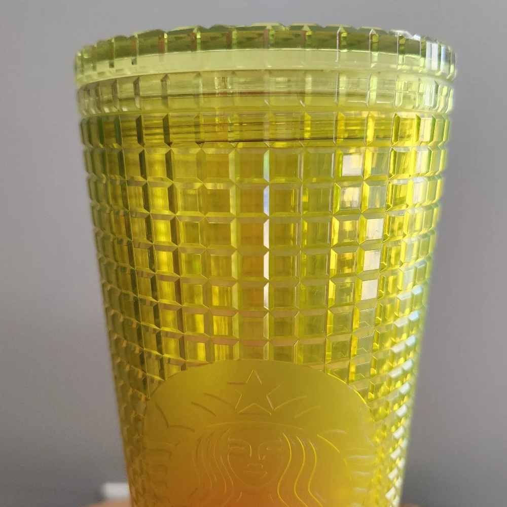 Starbucks 2022 Pink and Yellow Gradient Tumbler